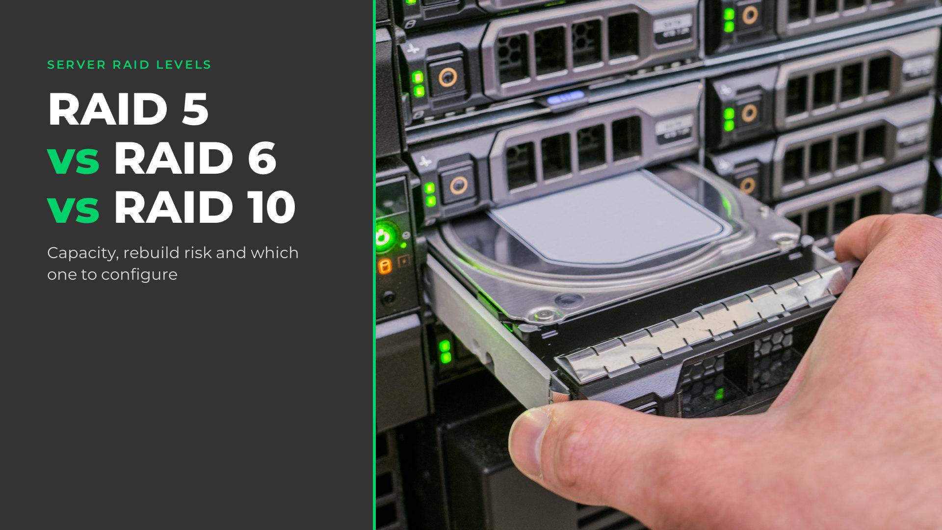 Technician sliding a hot-swap drive into a Dell PowerEdge server's drive bay.