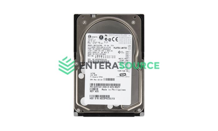 Fujitsu MAT3147NP 147GB 10K Ultra320 SCSI 68-Pin 3.5" Hard Drive