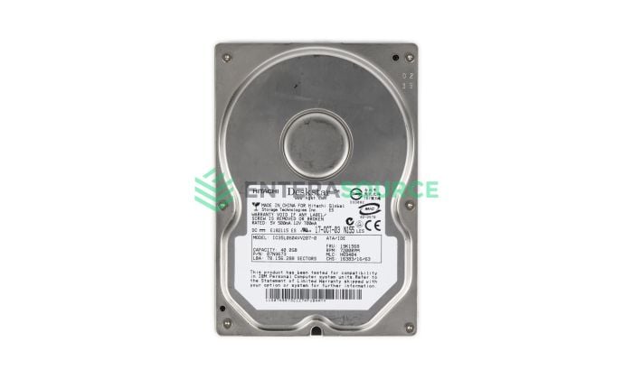 Hitachi Deskstar 07N9673 40GB 7.2K IDE 3.5" Hard Drive