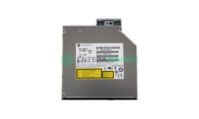 HP 652234-001 12.7mm SATA DVD-ROM JackBlack Slim Optical Drive Top View