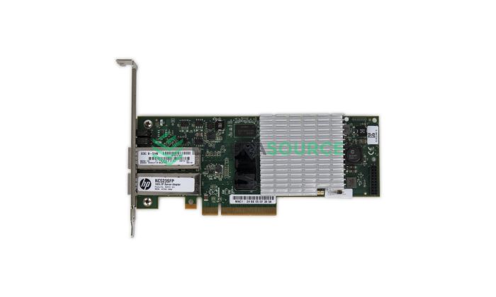 HP 593715-001 Dual Port 10Gb SFP+ NC523SFP Server Adapter Top View