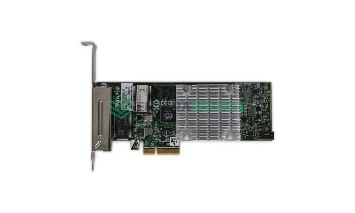 HP 539931-001 Quad Port 1GBASE-T NC375T PCI Express Server Adapter 538696-B21 Top View