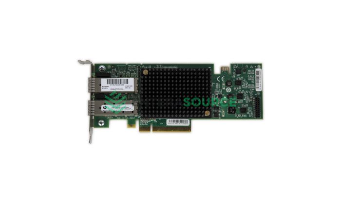 HP 614201-001 Dual Port 10Gb SFP+ NC552SFP PCIe Server Adapter Top View