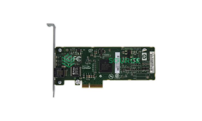 HP 395861-001 Single Port 1GBASE-T NC373T PCIe Server Adapter Top View