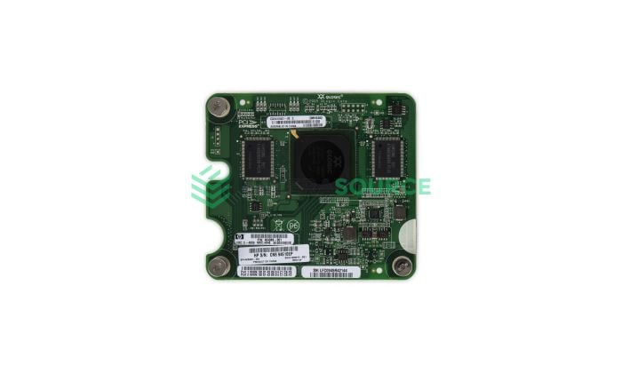 HP 404986-001 Dual Port 4GB Fibre Channel Mezzanine HBA Top View