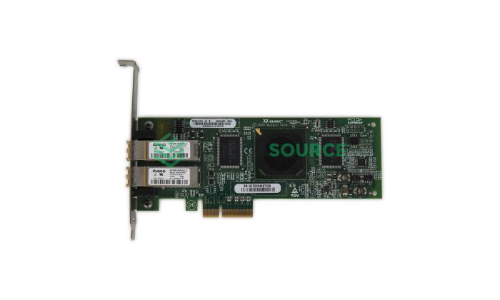 QLogic QLE2462 Dual Port 4GB FC PCI-E HBA Top View