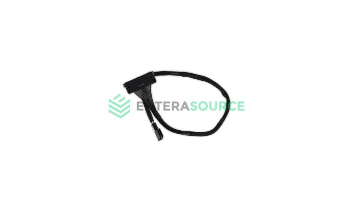 Dell C31YC PowerEdge R710 6 Bay 3.5" PERC 6i to Mini SAS RAID Cable Top View
