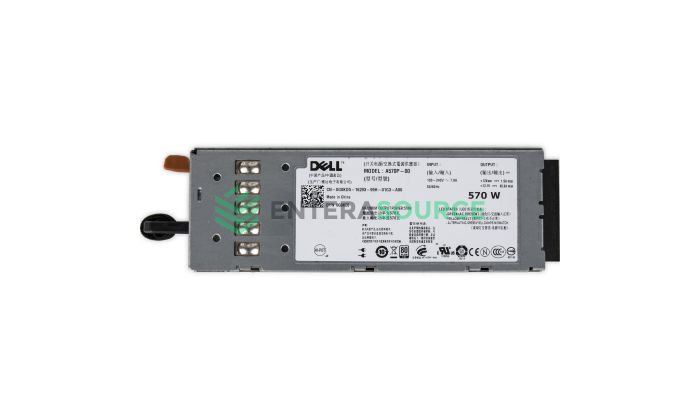Dell G0KD5 PowerEdge R710 T610 570W AC Power Supply Top View