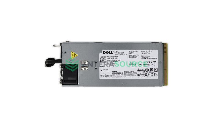 Dell G24H2 PowerEdge R510 R715 R810 R910 T710 750W AC Power Supply Top View
