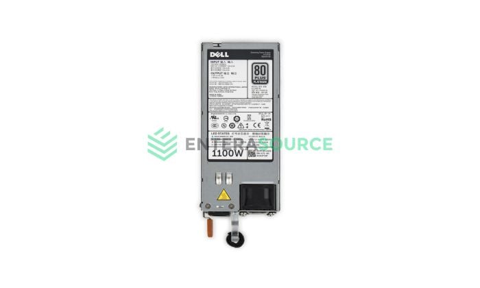Dell YT39Y PE R520 R620 R720 R920 T620 VRTX 1100W 80+ Platinum AC Power Supply Top View