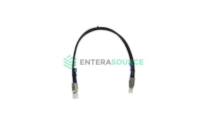Dell 2NY40 .5M Mini SAS HD (SFF-8644) to Mini SAS HD (SFF-8644) Cable Top View