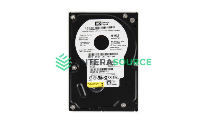 Dell YF439 160GB 7.2K SATA 3.5" 3Gbps Hard Drive Top View