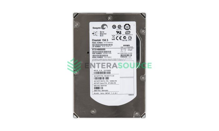 NetApp X286A-R5 144GB 15K SAS 3.5" 3Gbps Hard Drive
