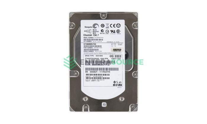 Sun Oracle 542-0166 600GB 15K SAS 3.5" 6Gbps Hard Drive | ST3600057SS