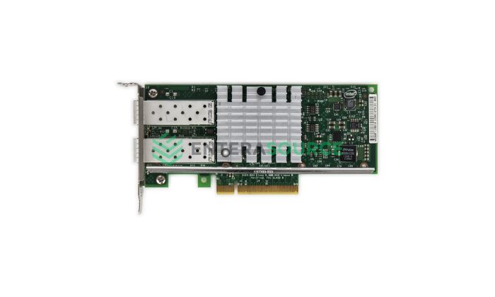 Dell Dual Port 10GB SFP+ PCI-E CNA [Low Profile] | Intel X520-DA2 Top View