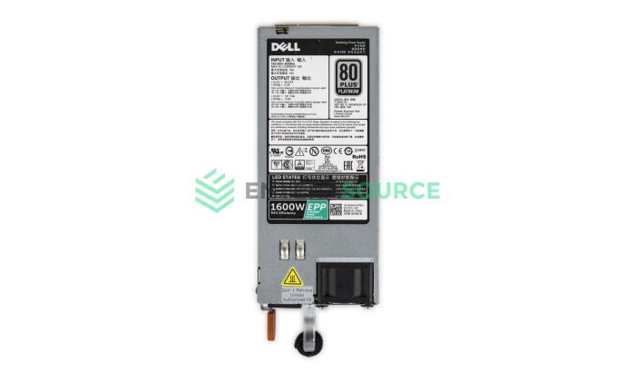 Dell D5W1N PE C4130 FX2 VRTX R740xd R940 T640 1600W 80+ Platinum AC Power Supply Top View
