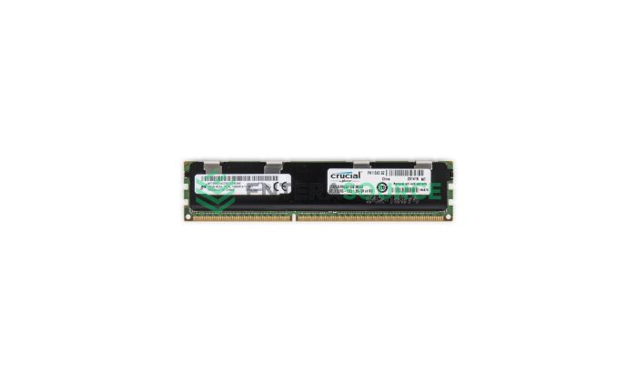 Micron MT72KSZS4G72PZ-1G4E2 32GB DDR3L-1333 PC3L-10600 4Rx4 Server Memory Module Top View