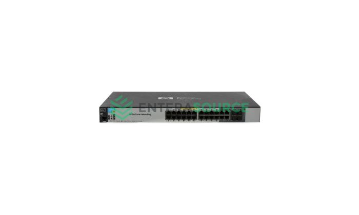 HP ProCurve J9299A 2520G-24-POE 24 Port 1GBASE-T PoE Managed Layer 2 Switch Front View