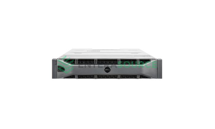 Dell Compellent SC420 24-Bay 2.5" 12G SAS 2U Expansion Enclosure Front View With Bezel
