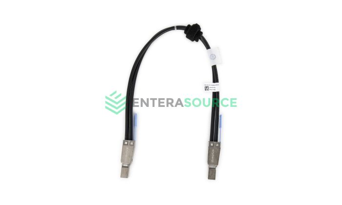 Dell WTCFX .5M Mini SAS HD (SFF-8644) to Mini SAS HD (SFF-8644) Cable Top View