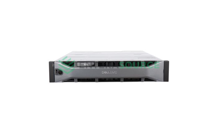 Dell Compellent SC400 12-Bay 3.5" 12G SAS 2U Expansion Enclosure Front View With Bezel