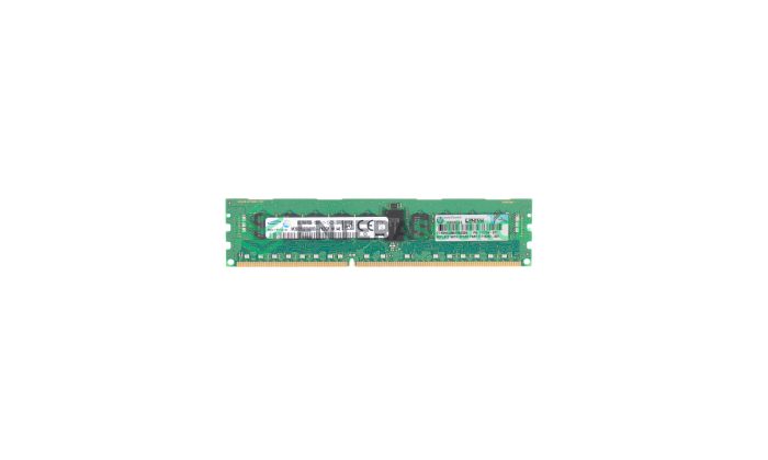 HP 713754-071 4GB DDR3L-1600 PC3L-12800R 1Rx4 ECC Reg Server Memory Module Top View