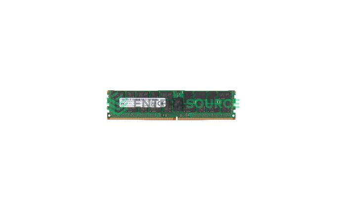 Micron MTA36ASF4G72LZ-2G3B1 32GB DDR4-2400T PC4-19200T 2Rx4 Server Memory Module Top View