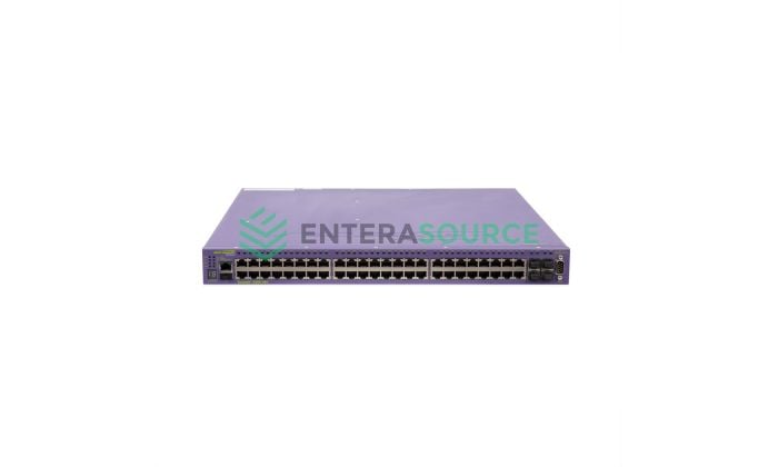 Extreme Networks Summit X460-48t 48 Port 1GBASE-T Switch w/ XGM3-2sf, 2x AC PSU Front View