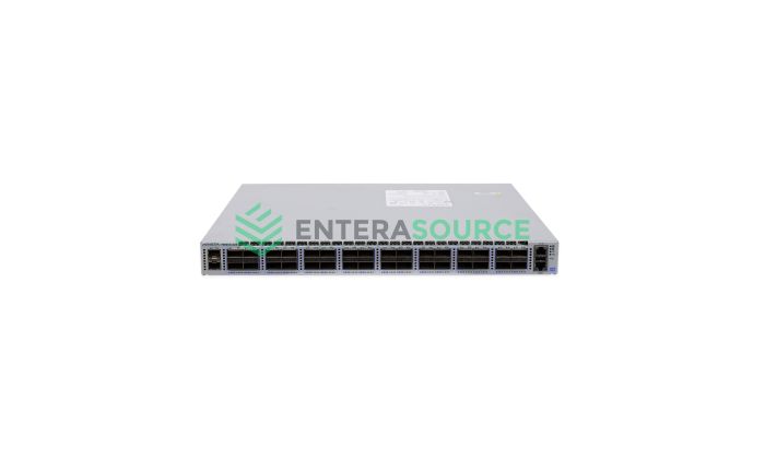 Arista DCS-7060CX-32S-F 32 Port 100Gb QSFP, 2x SFP+ Front-to-Rear Airflow Switch Front View