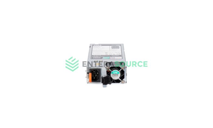 Dell KNHJV PE 200-240V R530 R630 R730xd T640 750W 80+ Titanium AC Power Supply Front View