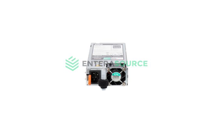 Dell 57TFT PE 200-240V R530 R630 R730xd T640 750W 80+ Titanium AC Power Supply Front View