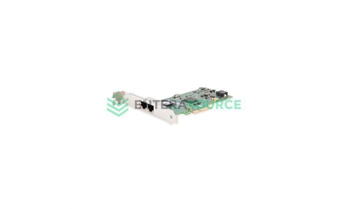 Dell 7MJH5 Dual Port 1GBASE-T PCI-E Server Adapter [Full Height] | Intel I350-T2 Top View