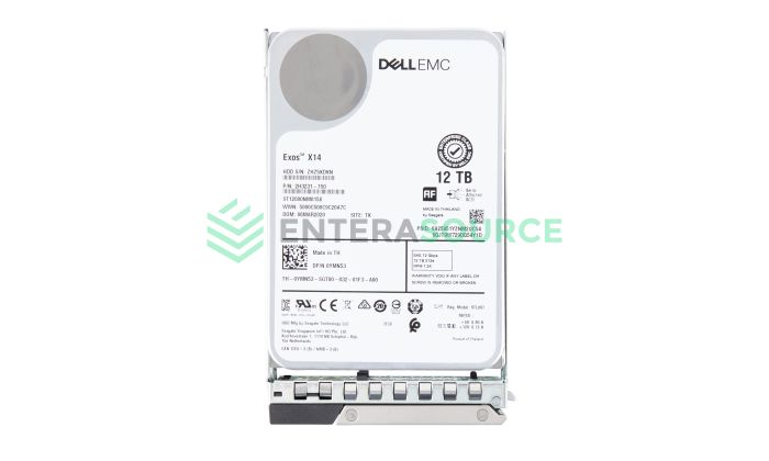 Dell YMN53-NEW 12TB 7.2K NL SAS 3.5" 12Gbps ISE Hard Drive | Seagate ST12000NM0158 Top View