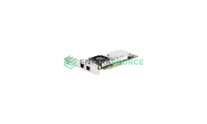 Dell W1GCR Dual Port 10GBASE-T PCI-E CNA [Full Height] | Broadcom 57810S Front View