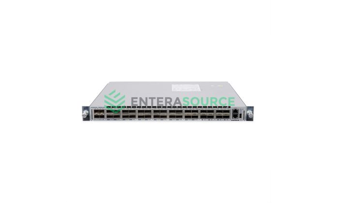 Arista DCS-7050QX-32S-F 32 Port 40Gb QSFP+, 4x SFP+ Front-to-Rear Airflow Switch Front View