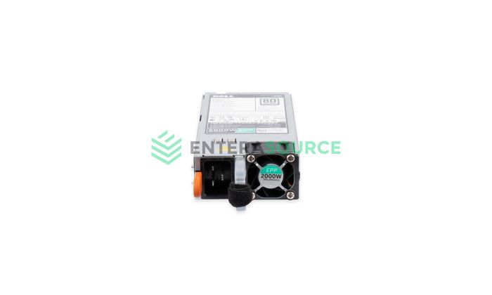 Dell W1R7V PE C4130 FX2 VRTX R740xd T640 C19 2000W 80+ Platinum AC Power Supply Front View