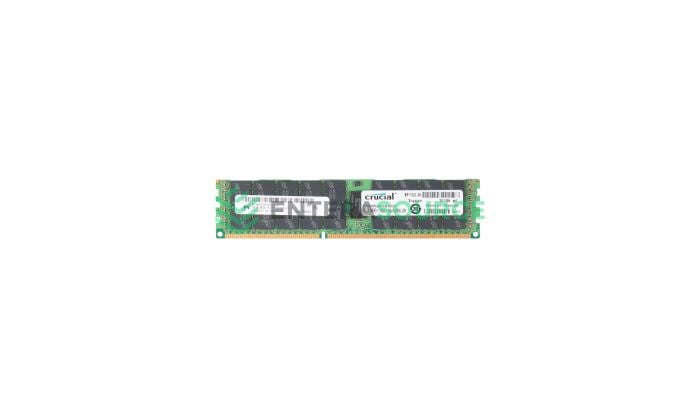 Micron MT36KSF2G72PZ-1G4D1 16GB DDR3L-1333 PC3L-10600 2Rx4 Server Memory Module Top View