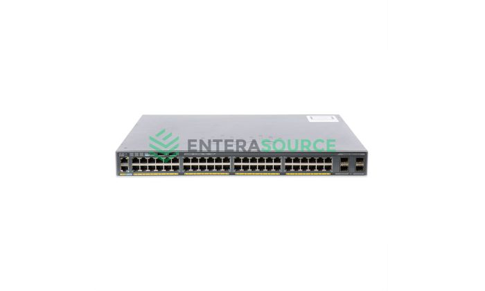 Cisco Catalyst WS-C2960X-48FPS-L 2960 Series POE Ethernet Switch Front View