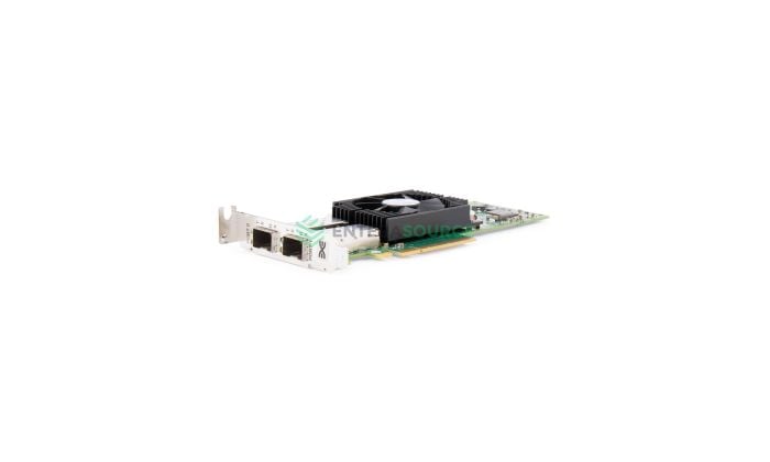 Dell 6VK2R Dual Port 16GB FC PCI-E HBA [Low Profile] | Emulex LPE16002 Front View