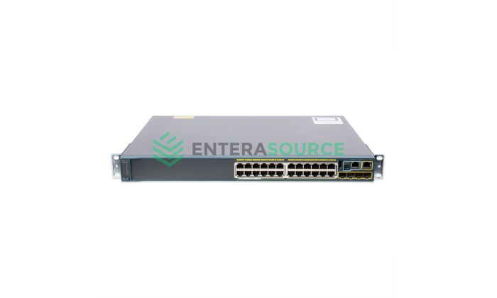 Cisco Catalyst WS-C2960S-24PS-L 2960 Series POE Ethernet Switch Front View