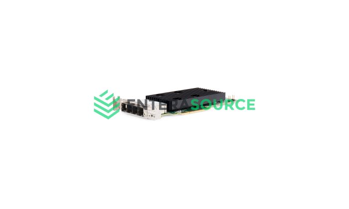 Dell 5YYRH CML Quad Port 12G Mini SAS HD PCI-E HBA [Low Profile] | LSI 9305-16e Front View