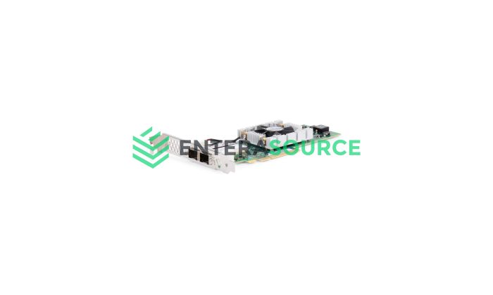 Dell H8T43 Dual Port 16GB FC PCI-E HBA [Full Height] | QLogic QLE2662 Front View