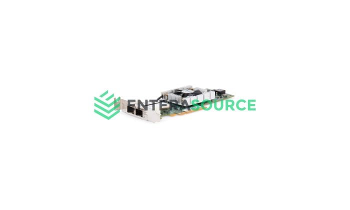 Dell 7JKH4 Dual Port 16GB FC PCI-E HBA [Low Profile] | QLogic QLE2662L Front View