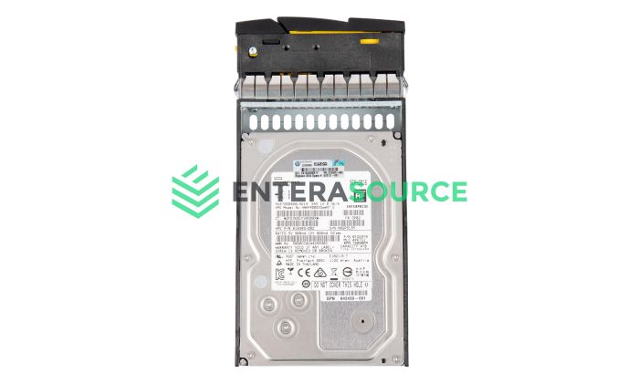 HPE 3PAR 823121-001 4TB 7.2K SAS LFF 6Gbps Hard Drive Top View