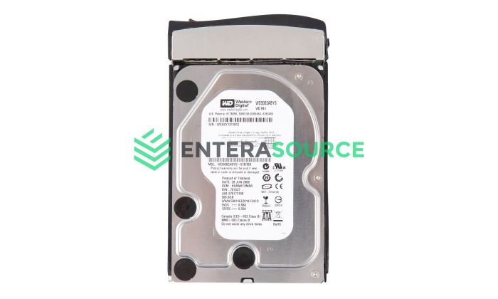 Western Digital WD5002ABYS 500GB 7.2K SATA 3.5" 3Gbps Hard Drive Top View