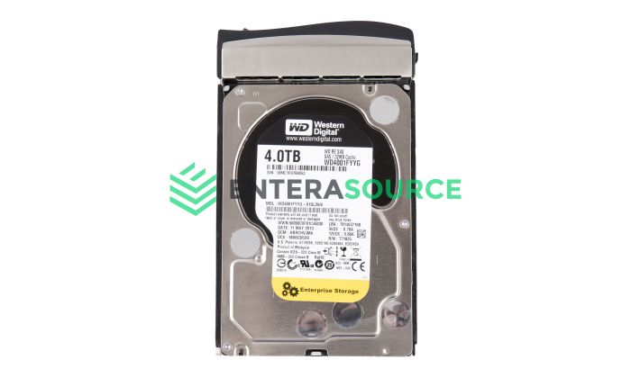 Western Digital WD4001FYYG 4TB 7.2K SAS 3.5" 6Gbps Hard Drive Top View