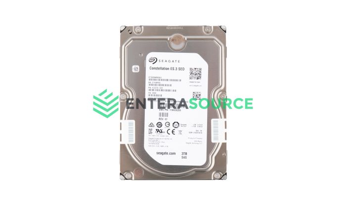 Seagate ST3000NM0063 3TB 7.2K SAS 3.5" 6Gbps SED Hard Drive Top View