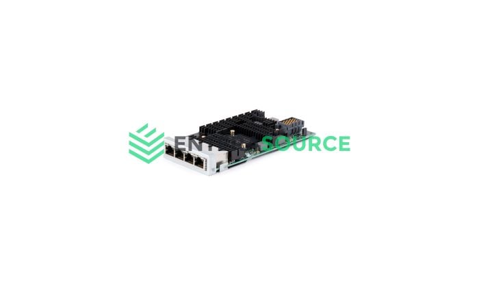 Dell YGRK7 CML SC5020 SC7020 Quad Port 10GBASE-T iSCSI Mezzanine Card Front View