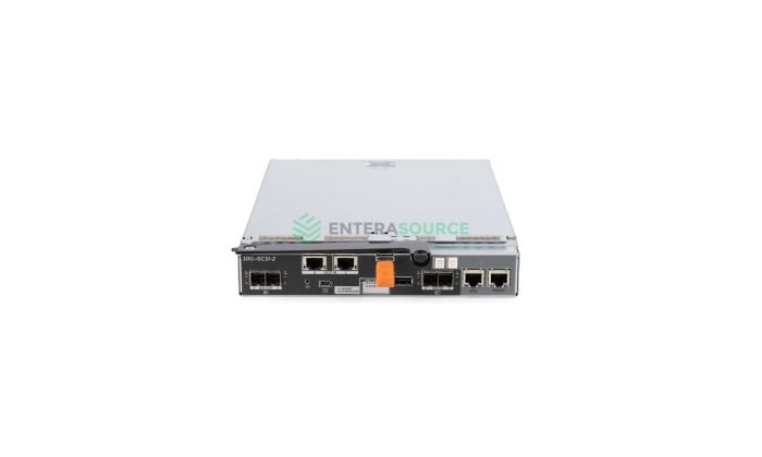 Dell 7YJ34 PowerVault MD3800i MD3820i 10GBASE-T iSCSI 12G 4GB Cache Controller Front View