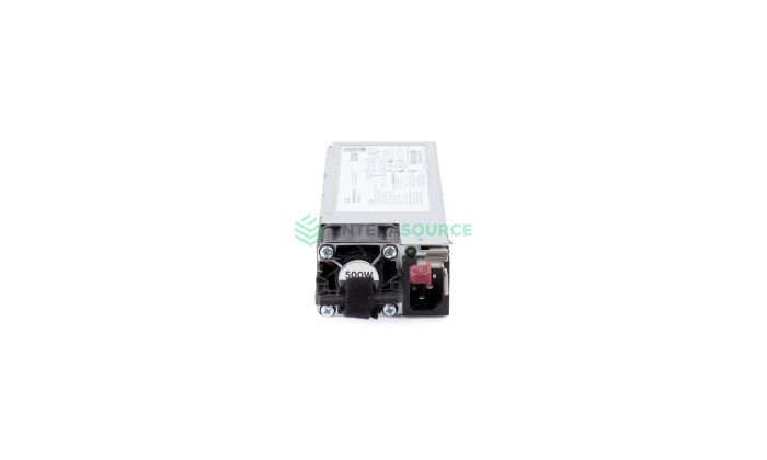 HPE 865408-B21 500W FS Platinum Hot Plug Low Halogen Power Supply Front View